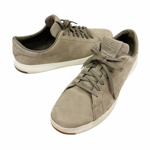 Cole Haan Other - Cole Haan Grand Pro Nubuck Leather Sneakers Size 11.5